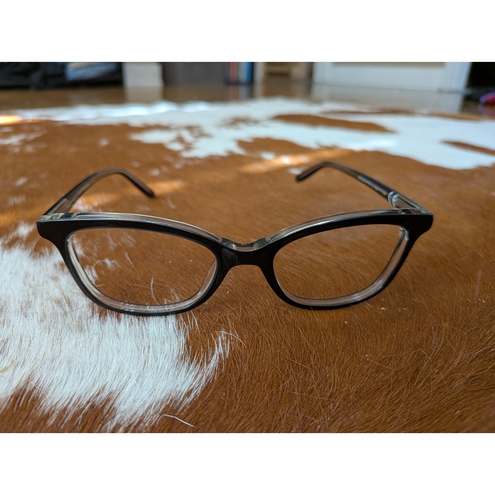 Maui Jim Eyeglasses MJ750-02K Coral Sea Black Semi Cat Eye Frame Japan 49-19 145